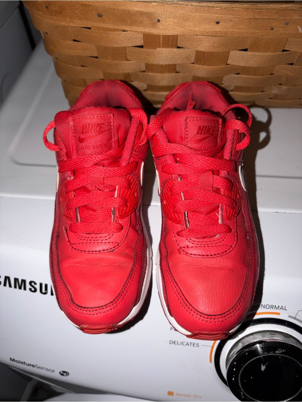 Nike Kids Red Low-Top Sneakers